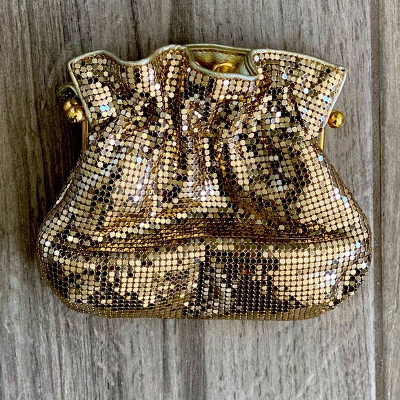 Handbags - Gold Clutch